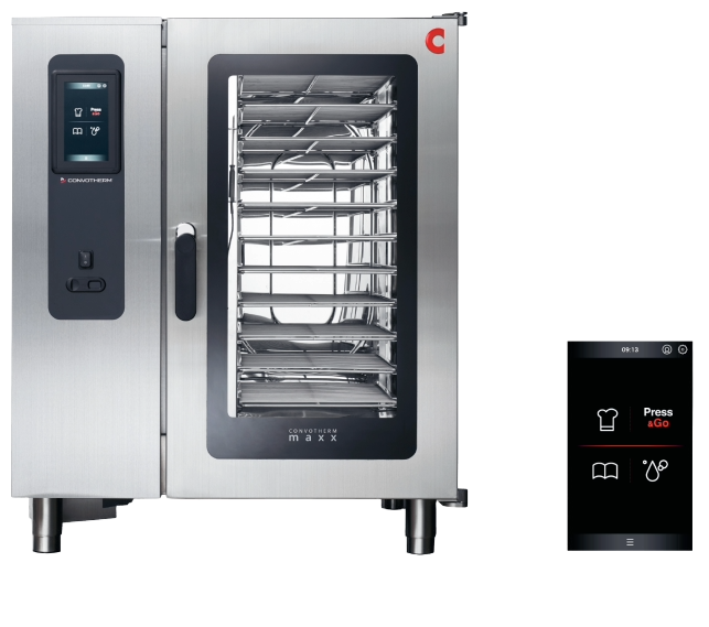 CONVOTHERM MAXX 10.10. HORNO COMBINADO ELECTRICO DE 10+1 BANDEJAS # MAXX10.10