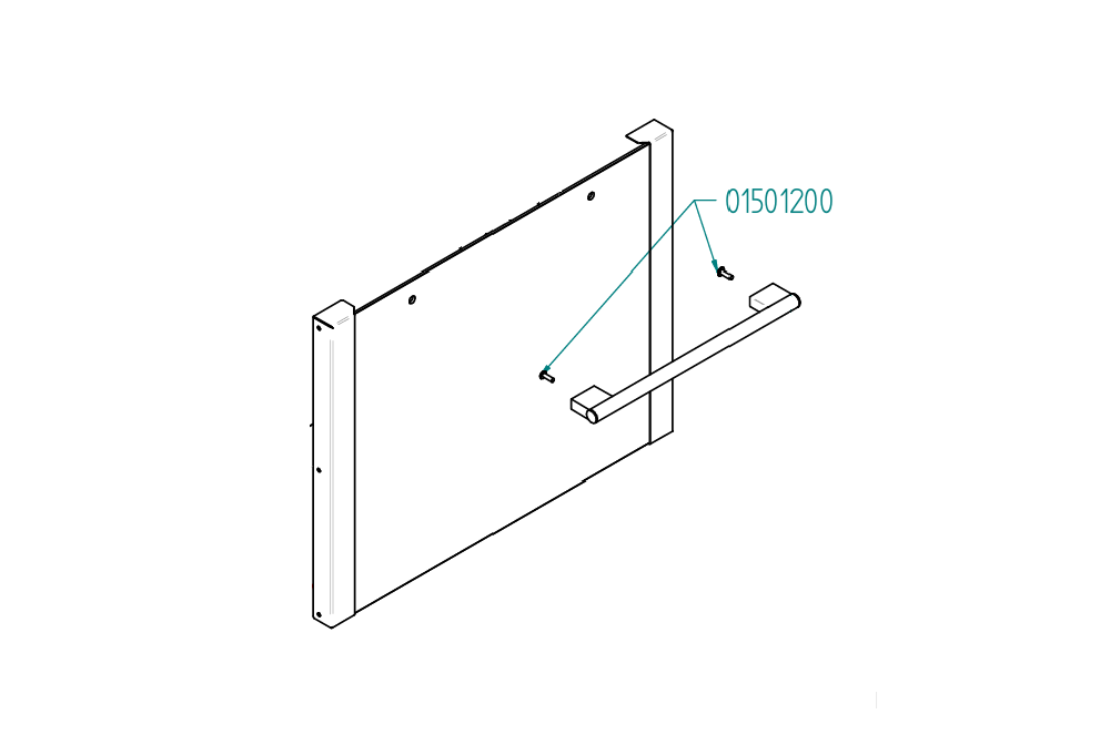 TORNILLOS MANIJA HORNO EKF 423 D UD KF 630 UD, KF 733 DUD, KF 937  # 01501200