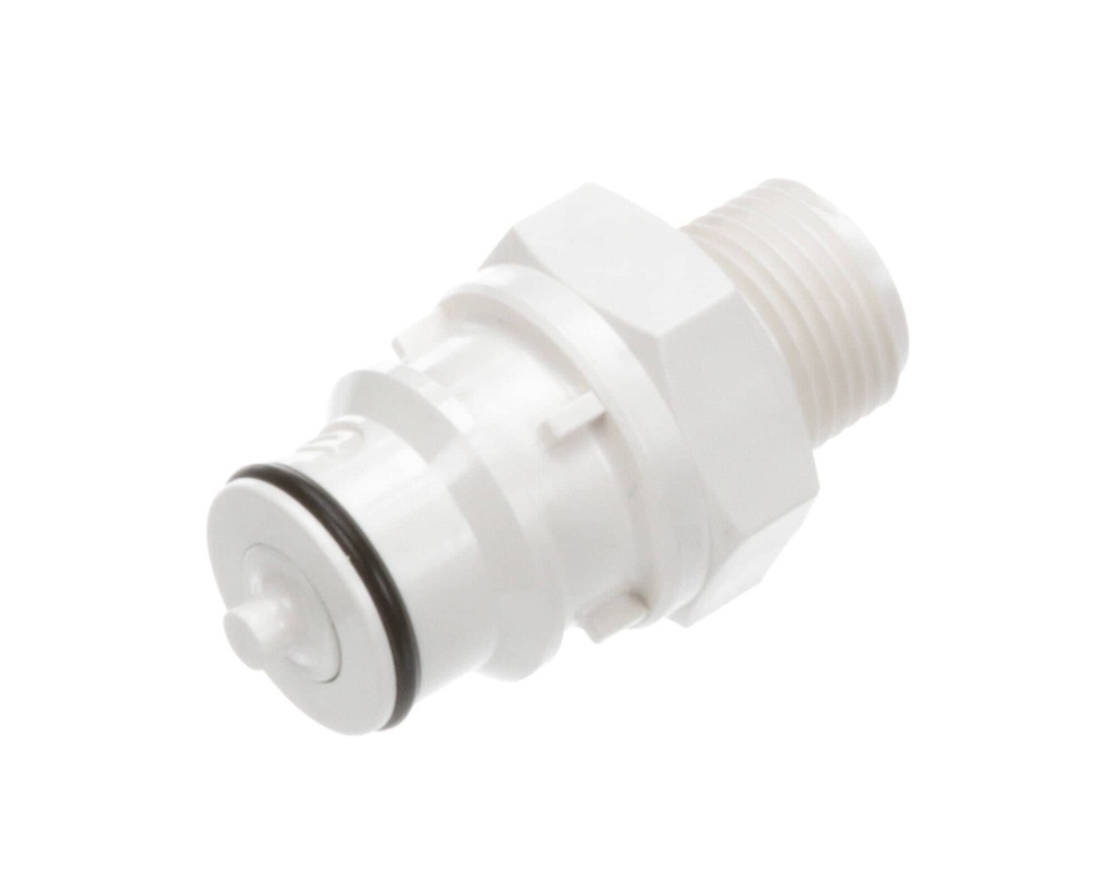 CONEXION RAPIDA DE AGUA. MACHO. BLANCA. 3/8". C/ O-RING # ICO720200206