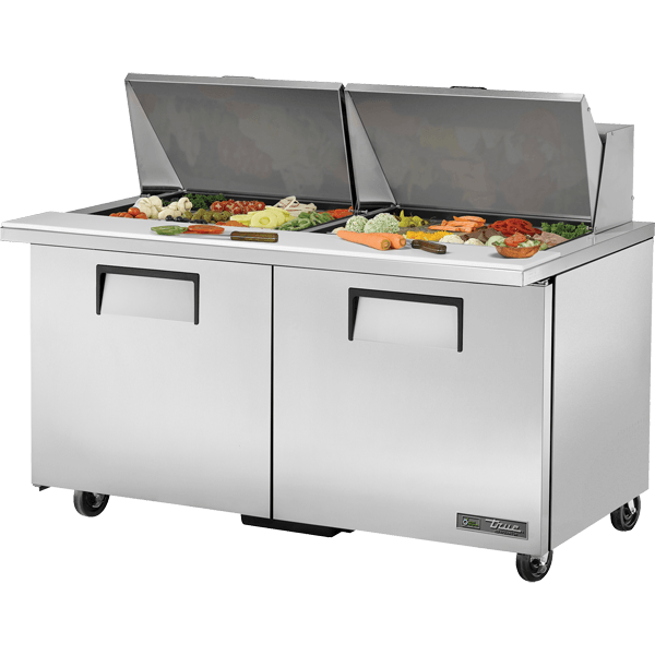 MESA REFRIGERADA PARA PREPARACION DE SANDWICHES Y ENSALADAS. TRUE TSSU-60-24M-B-ST-HC # TRUE-TSSU-60-24M-B-ST-HC