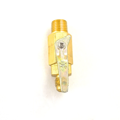 [CORNELIUS] VALVULA CHECK CON LLAVE. REG RO2. 1/4 "NPT X 1/4" FLARE. BRASS # ICO6600CA